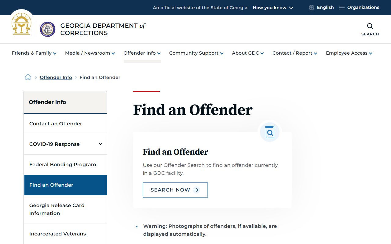 Crawford County arrest records and court charges GDC offender search